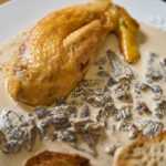 assiette poulet aux morilles